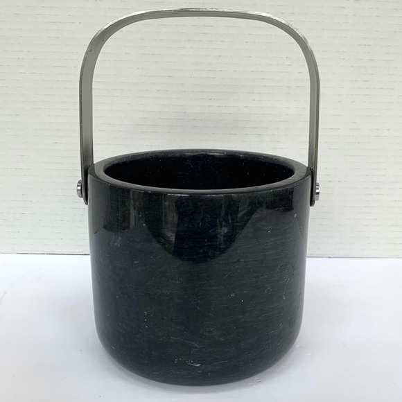 70s Georges Briard Rare MCM Marble Stainless Wine Chiller - Picture 2 of 10